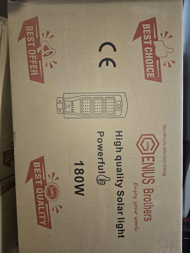 180W Solar Street Lights 