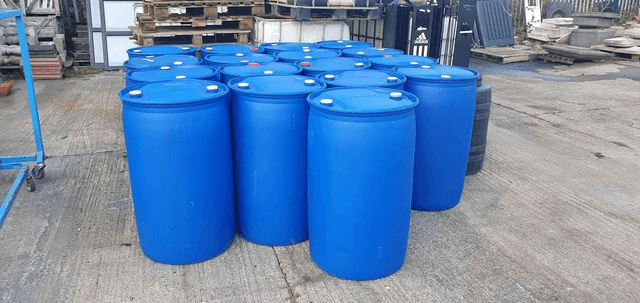 200L BLUE PLASTIC BARREL