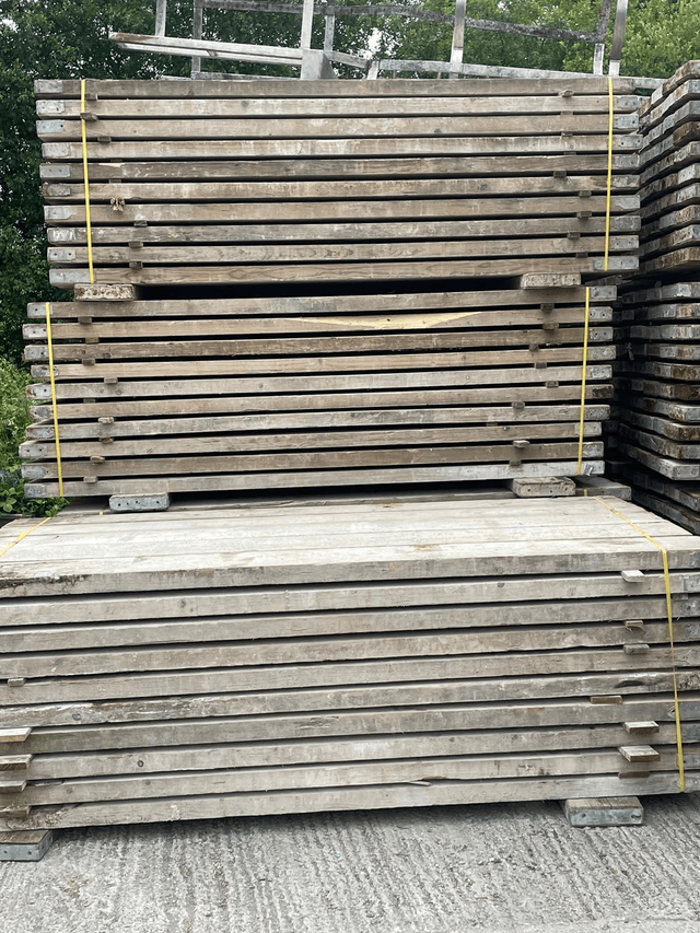 50x 8ft Wooden Boards (Full Bale Used)