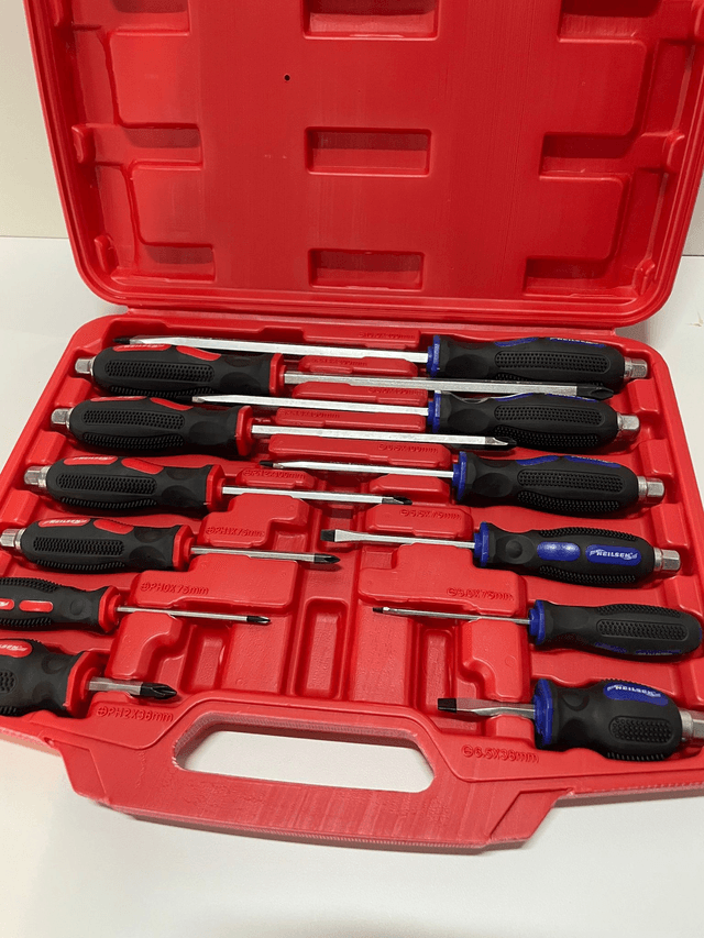 12 piece pound thru screwdriver set