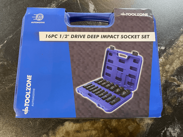 16pc impact socket set 1/2"